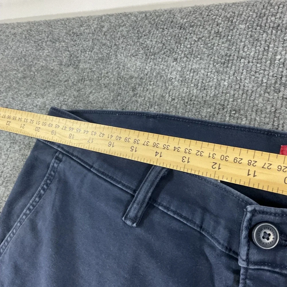 Levis XX Chino Standard Taper Pants 38x30 Blue Stretch Casual Mens Cotton 85226